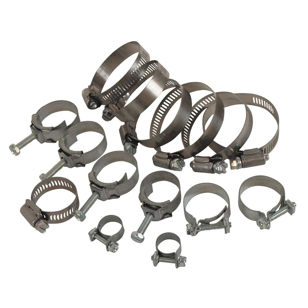 C3 1971-1972 Corvette Hose Clamp Kit, 454 W/Air Conditioning