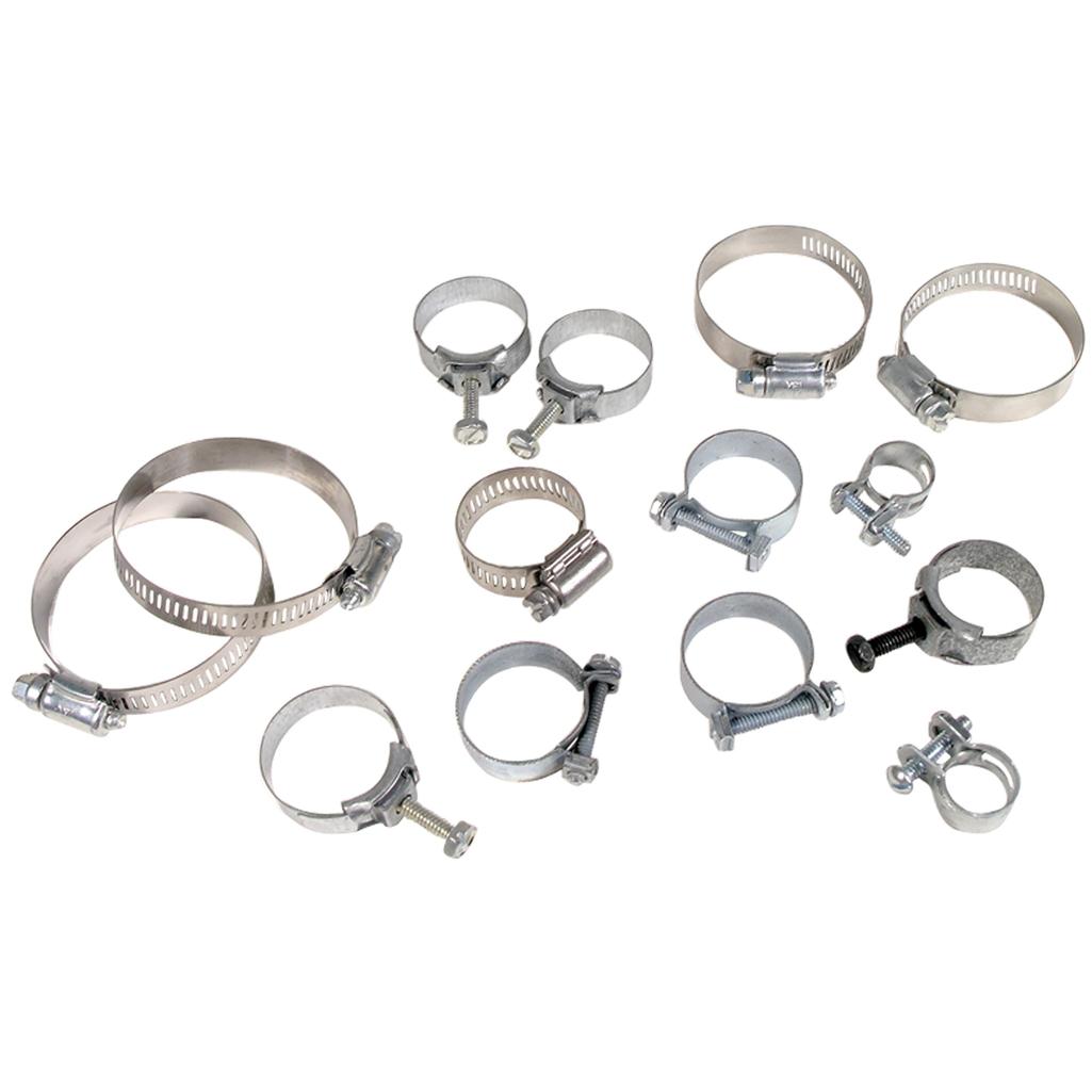 C3 1973 Corvette Hose Clamp Kit, 454 W/Air Conditioning
