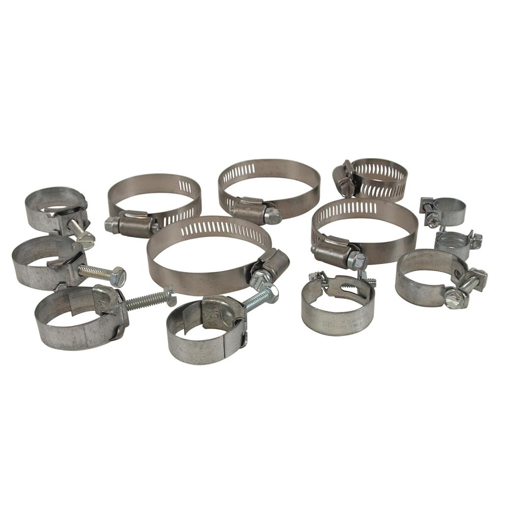 C3 1973 Corvette Hose Clamp Kit, 454 W/Air Conditioning