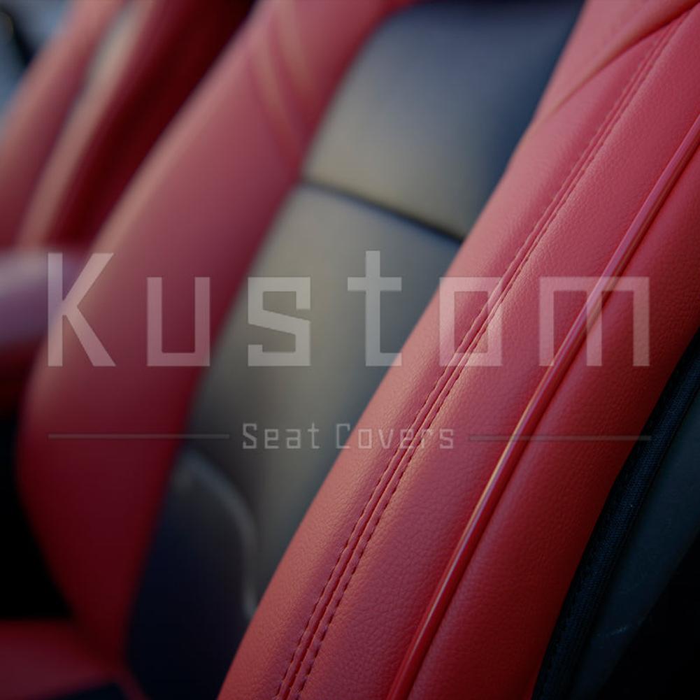 Corvette Custom Leather Seat Covers - Standard Seats : 2014-2019 C7 Stingray, Z51, Z06, Grand Sport