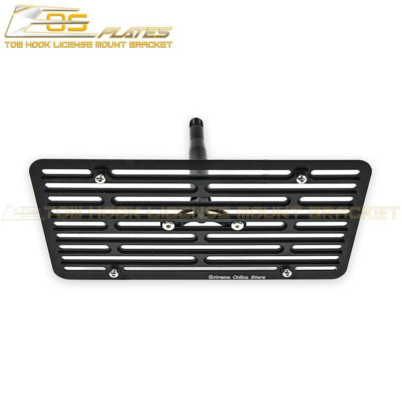 Corvette C7 Tow Hook License Plate Mount Bracket: 2014-2019