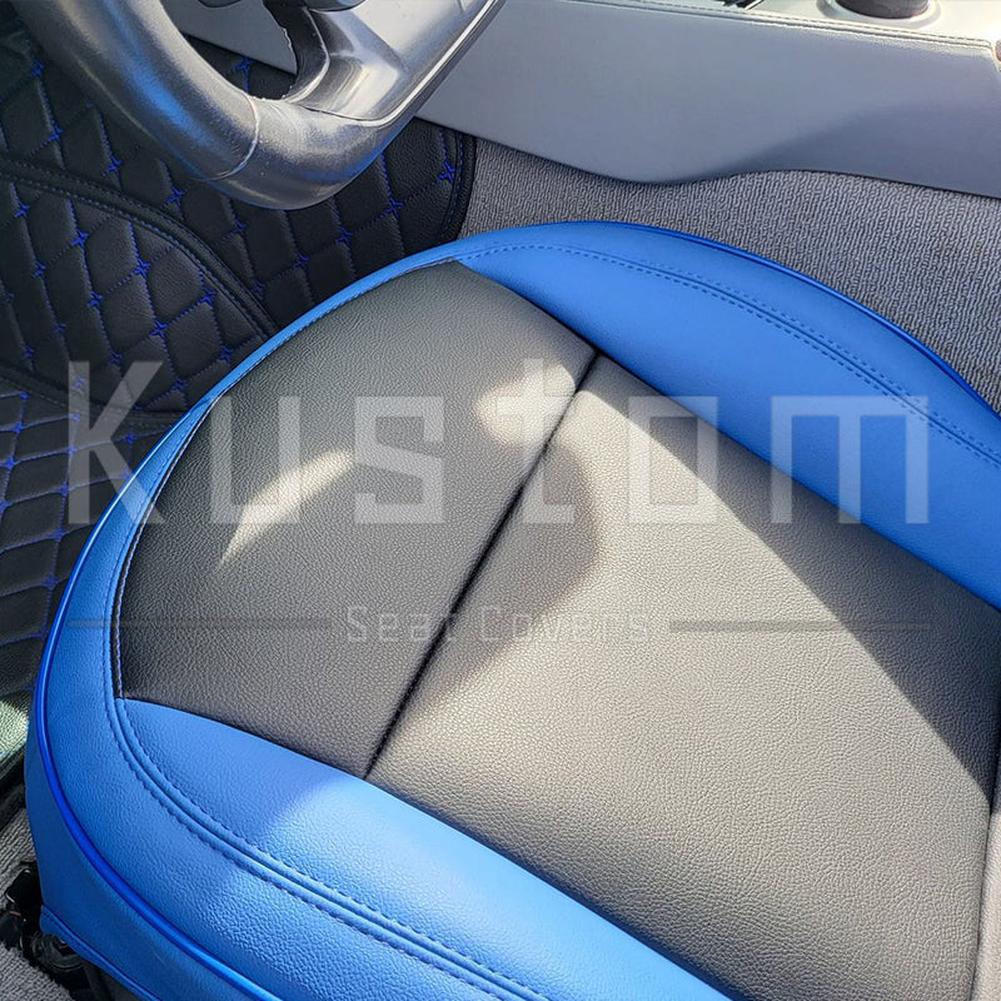 Corvette Custom Leather Seat Covers - Standard Seats : 2014-2019 C7 Stingray, Z51, Z06, Grand Sport