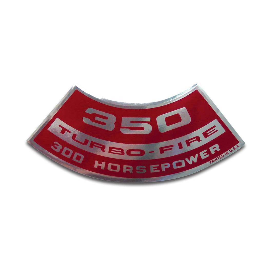 C3 1969-1970 Corvette Decal, Air Cleaner 350/300