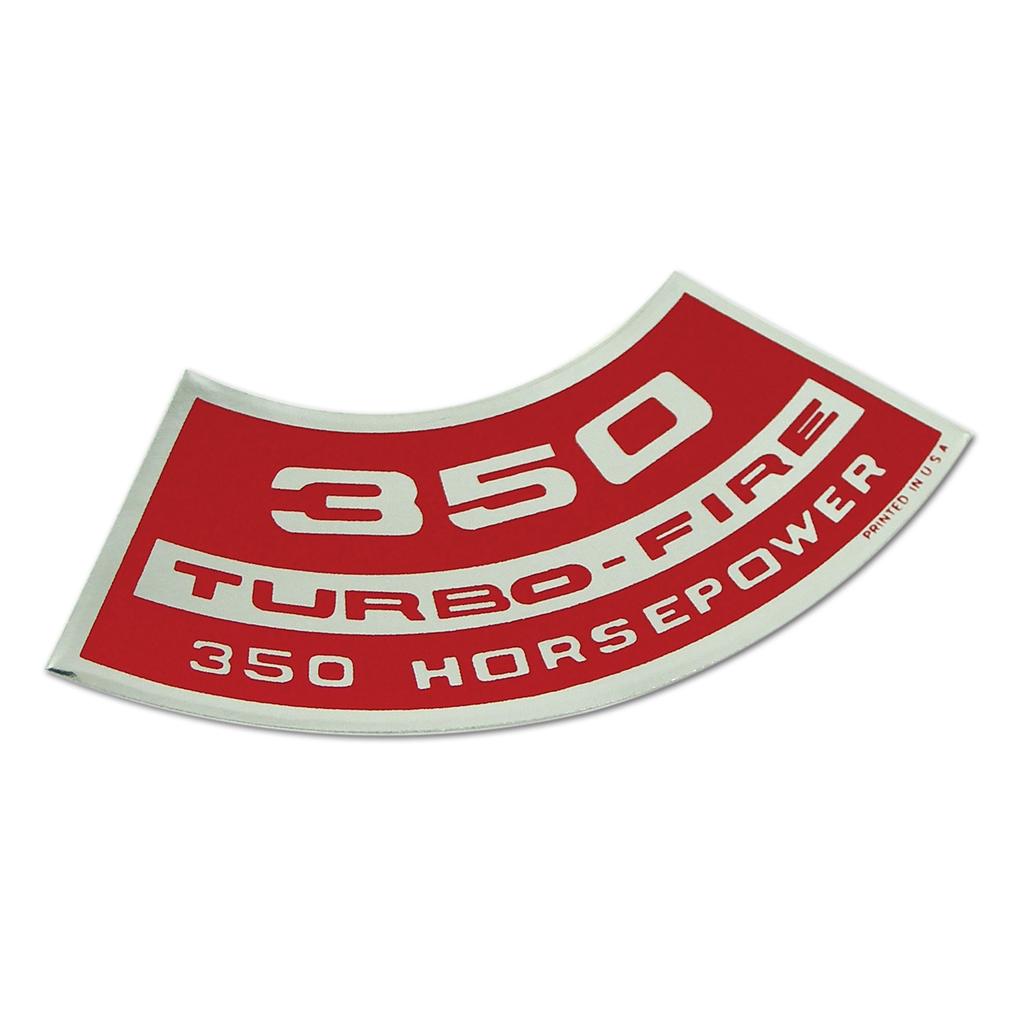 C3 1969-1970 Corvette Decal, Air Cleaner 350/350