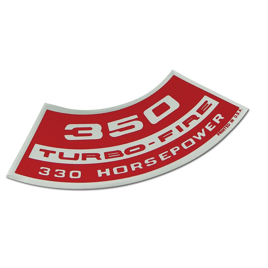 C3 1971 Corvette Decal, Air Cleaner 350/330