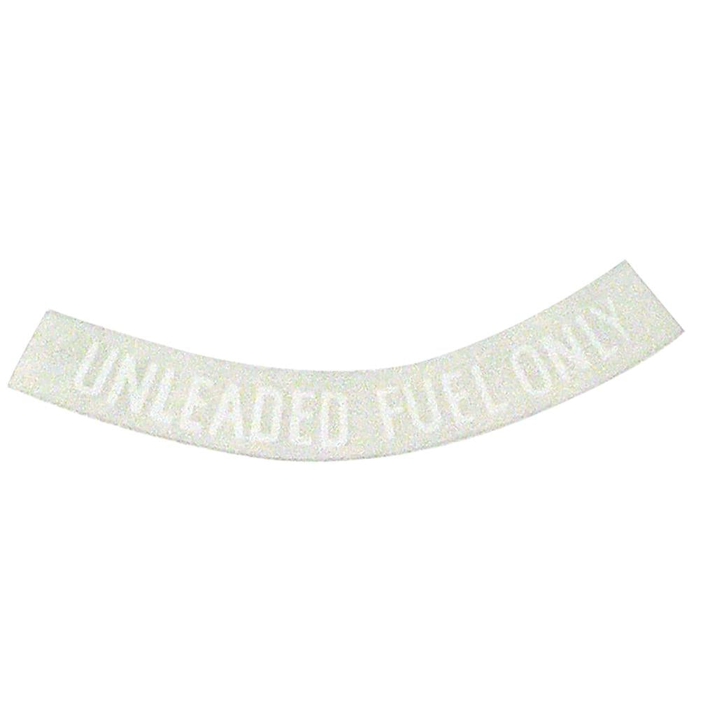 C3 1975-1977 Corvette Decal, Fuel Warning White