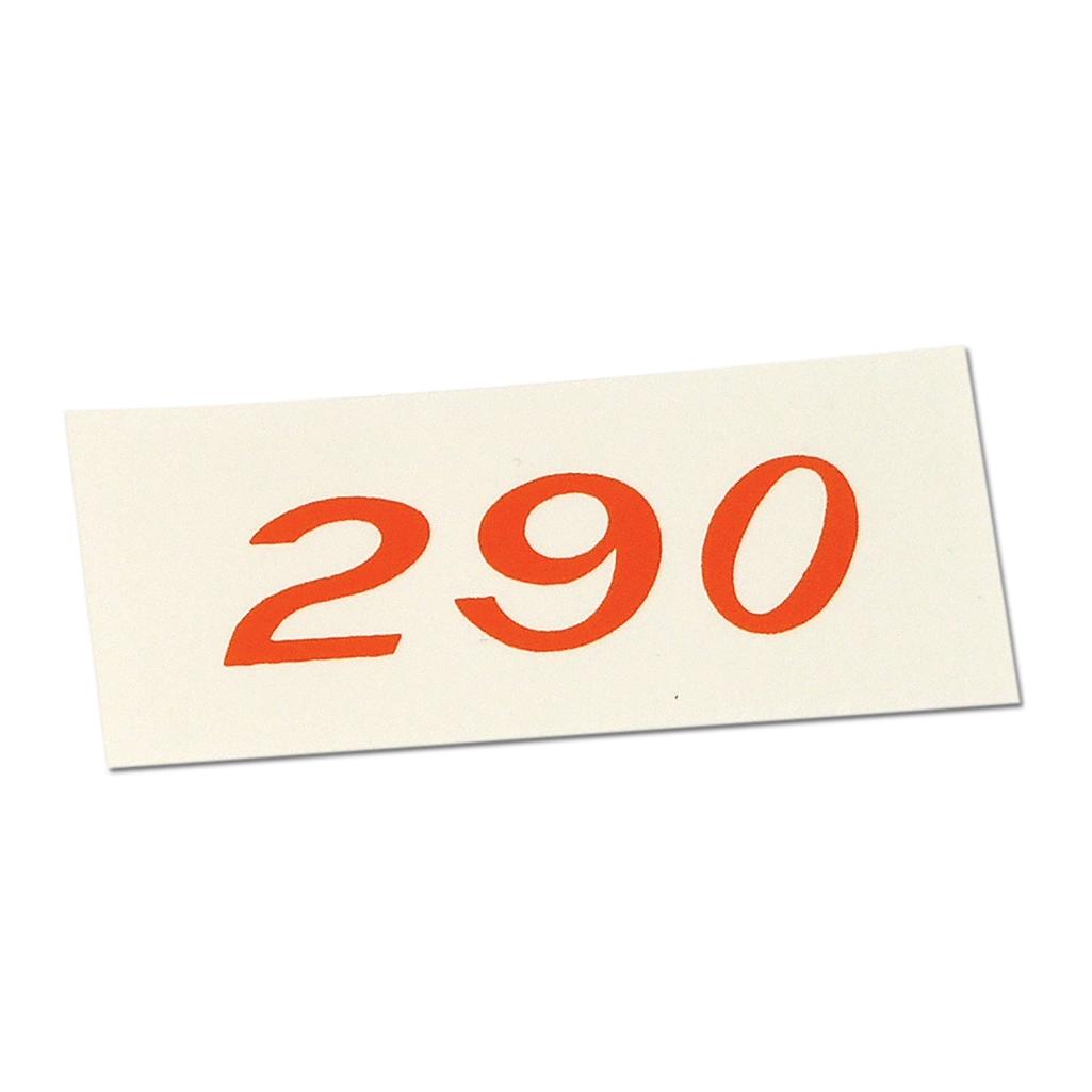 C1 1958-1959 Corvette Decals, Valve Cover 290 Horsepower