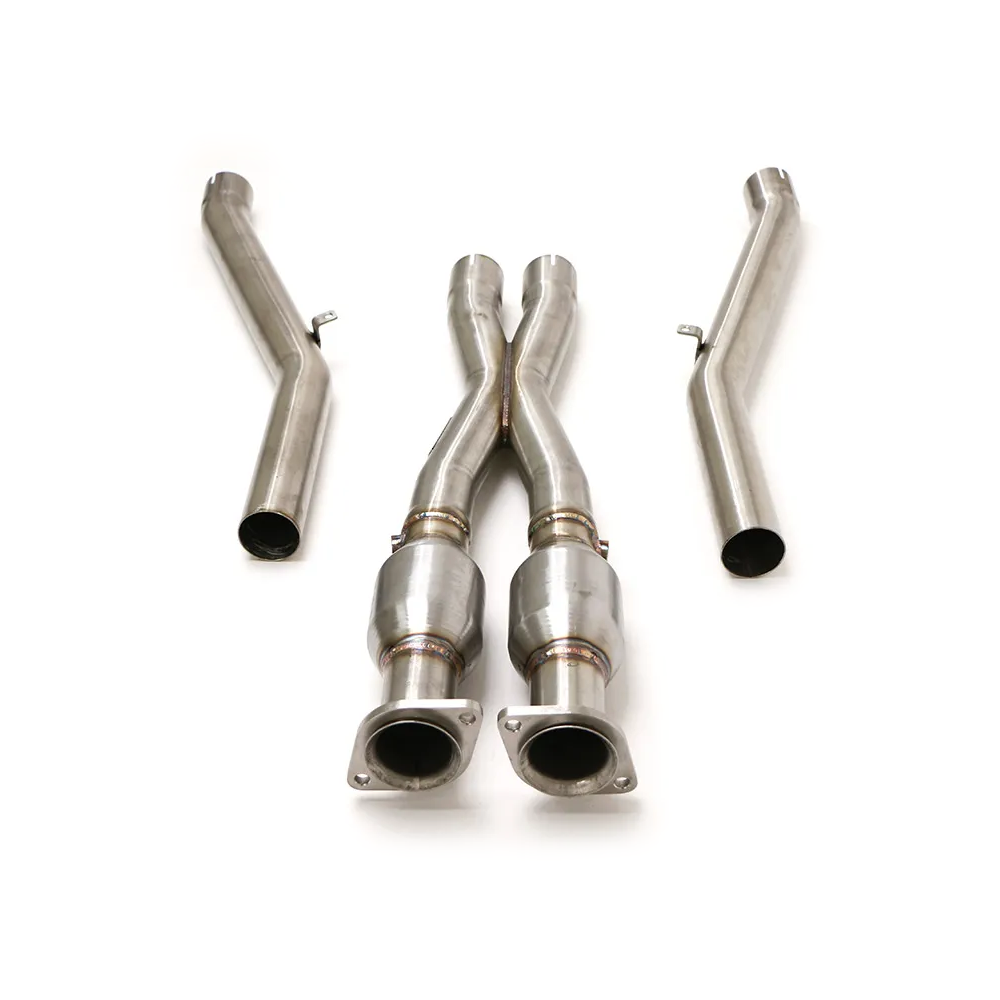Corvette X-Pipe B&B : 2009-2013 C6 - 2.5" w/ Hi-Flow Cats
