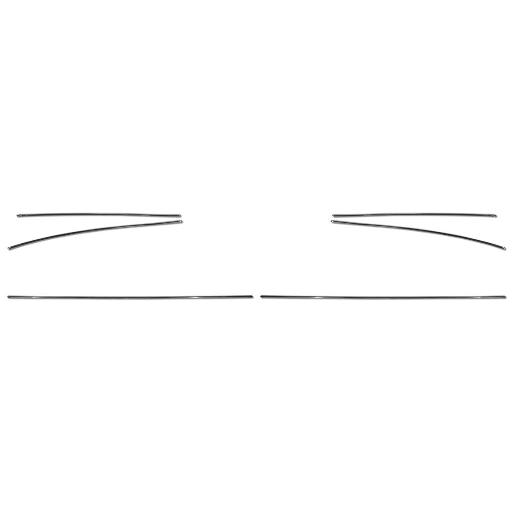 C1 1962 Corvette Door Panel Trim, 6 Piece Set