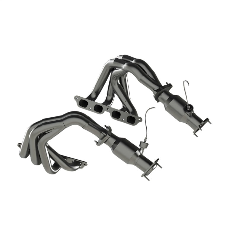 C8 Corvette Kooks Z06 LT6 SS Tri-Y Headers w/ GREEN Cats w/ Heat Blankets 2023-2025