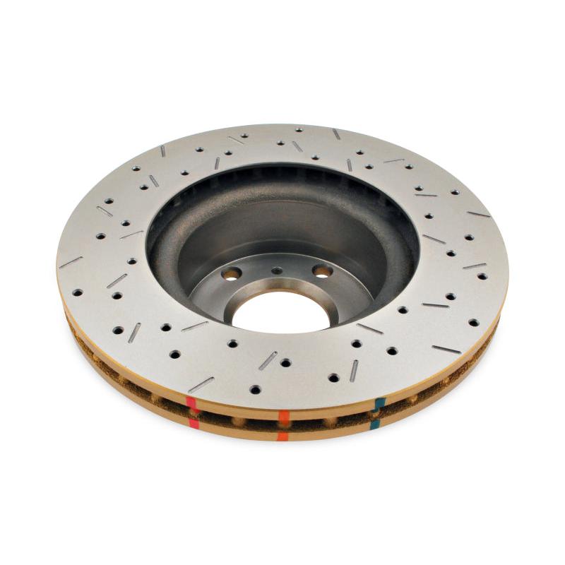 Corvette C7 Z51 DBA Front Crossdrilled 4000 XS Series Rotor w/Black Hat 2014-2019