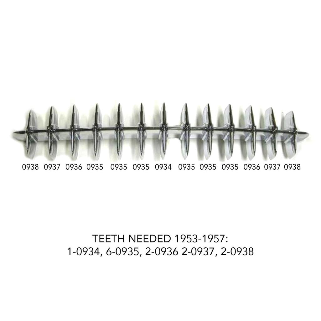 C1 1953-1960 Corvette Grille Tooth, #427