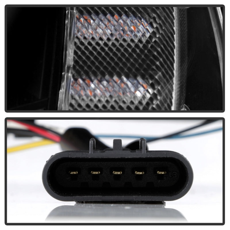 Corvette C6 Spyder Projector Headlights - Black : 05 - 13 C6, Z06, Grand Sport & ZR1
