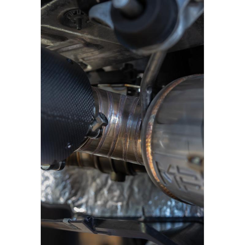 Corvette C8 MBRP 3in Active Cat Back Quad Split Rear Exit Exhaust w/ AFM Sims 2020-2024
