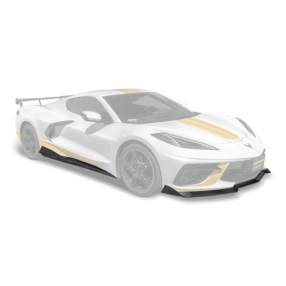 Corvette C8 5VM Front Splitter (2-Piece Version) & Side Skirts : 2020-2023