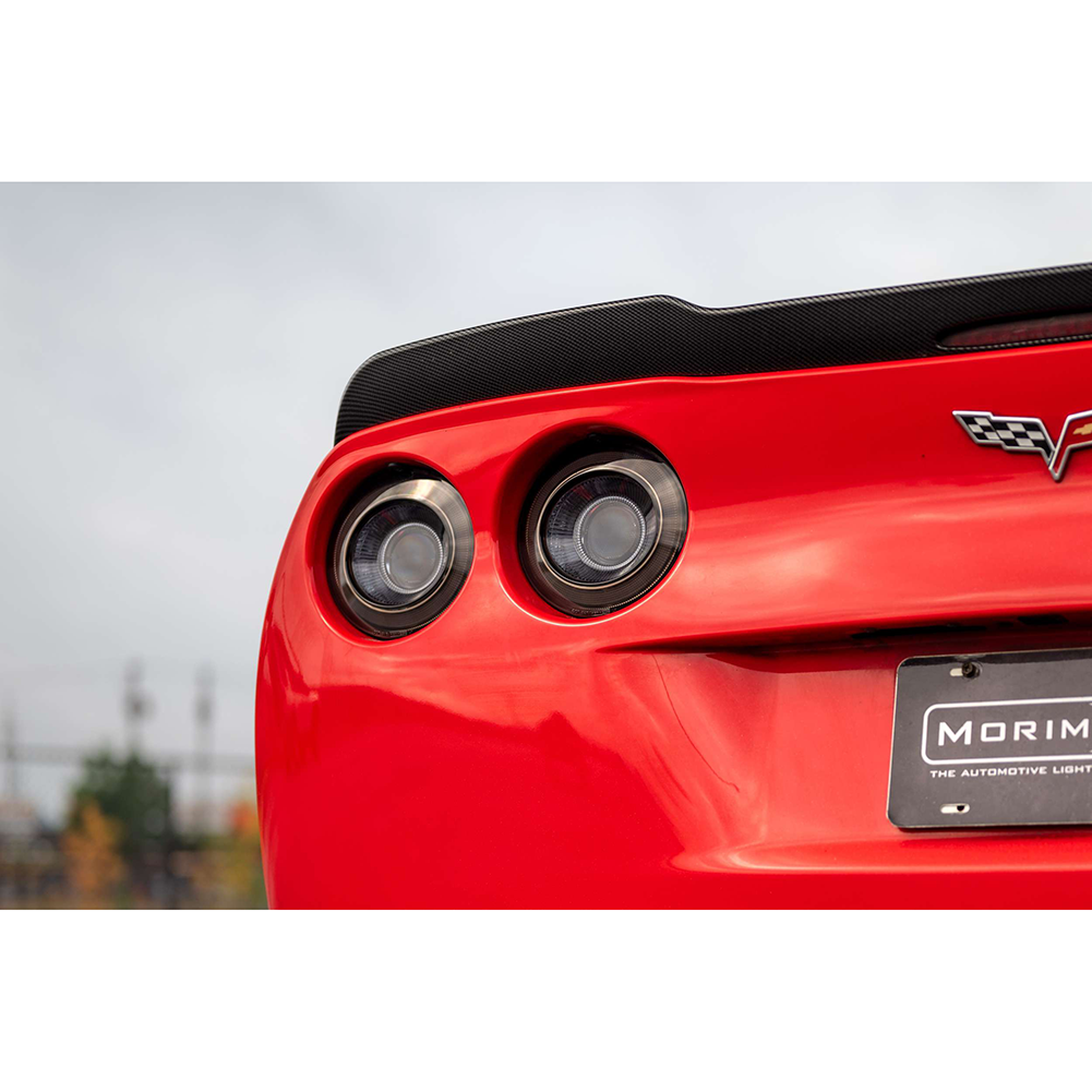 Corvette Taillights - Morimoto XB Led Gen2 Taillights - Light Smoke/Clear : 2005 - 2013 C6, Z06, Grand Sport & ZR1