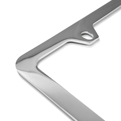 Corvette 3D Embossed License Plate Frame - Chrome : 2009-2013 ZR1