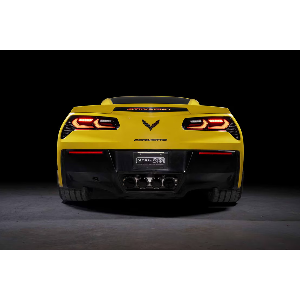 Corvette Taillight - Morimoto C7 Xb- Led Taillights Red Lens Facelift : 2014 - 2019 C7, Z06, Grand Sport & ZR1