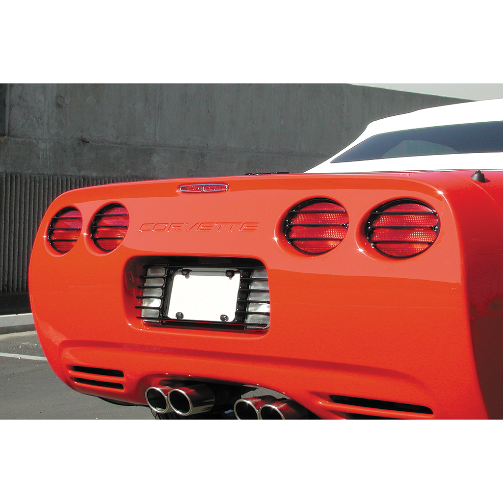 Corvette License Plate Frame - Altec Louvered Custom Painted : 1997-2013 C5, C6, Z06, ZR1, Grand Sport