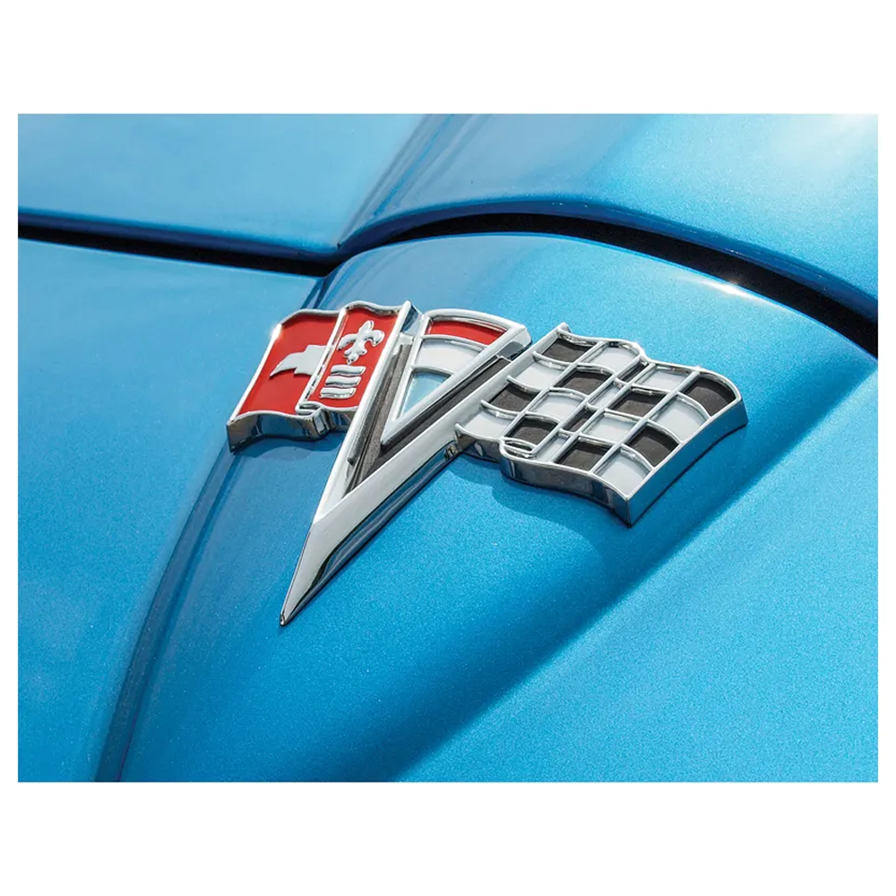 C2 1963-1964 Corvette Emblem - Nose