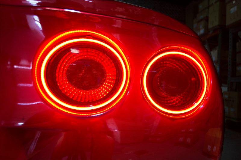 Oracle Lighting Chevy Corvette C6 2005-2013 Red LED Afterburner Halo Kit