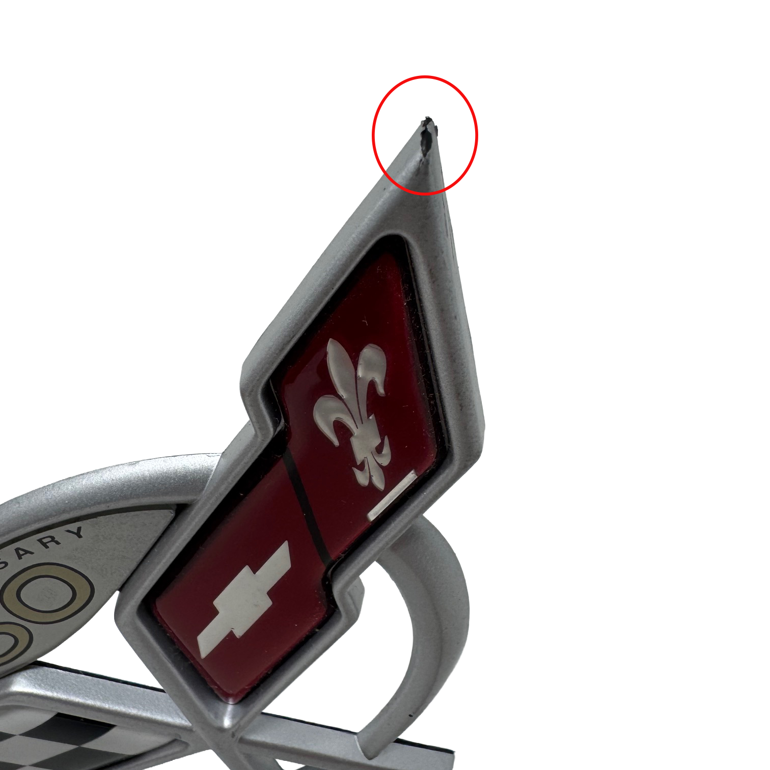 Corvette Emblem - 50th Anniversary Rear Emblem : 1997-2004 C5 & Z06 (Blem)