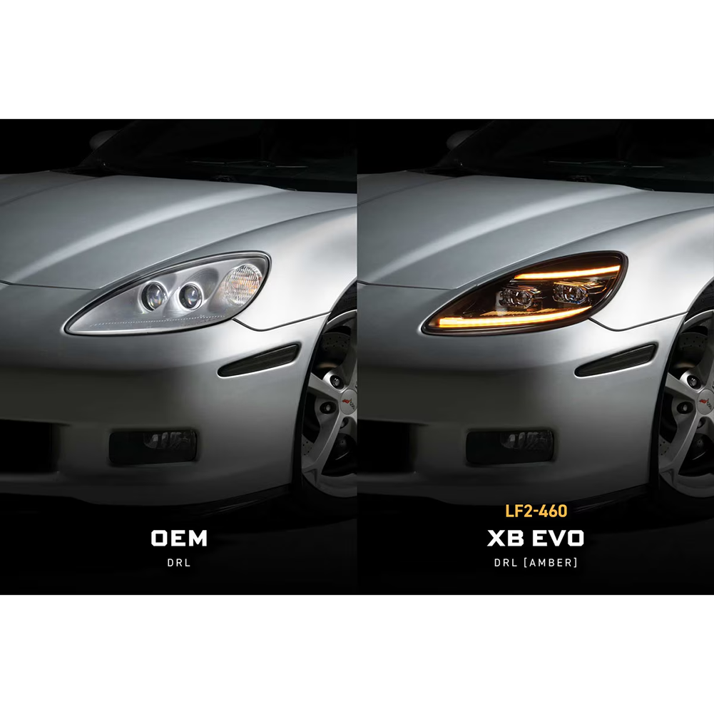 Corvette Headlight - Morimoto XB Evo Led Headlights : 2005 - 2013 C6,  Z06, Grand Sport & ZR1