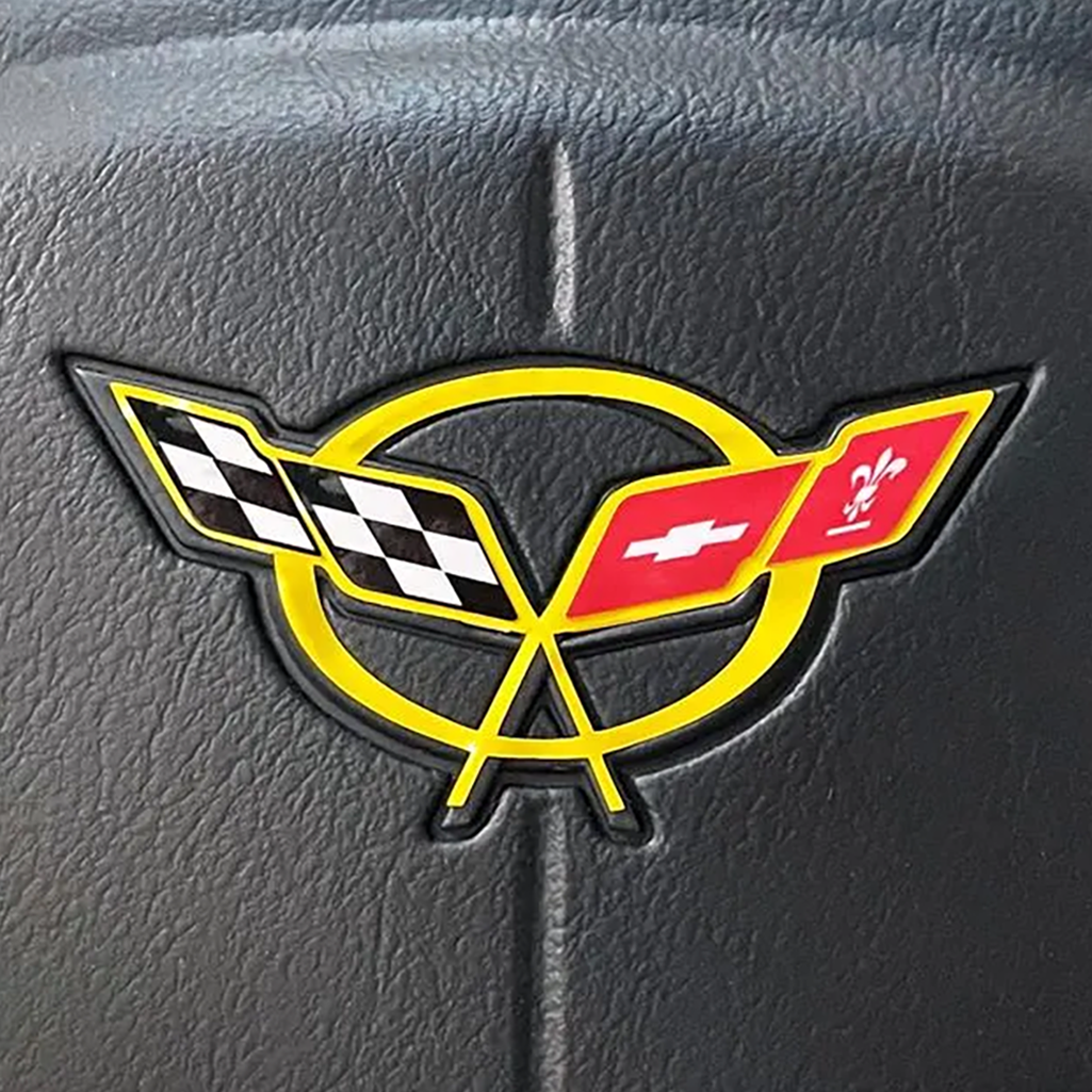C5 Corvette Steering Wheel Decal : 1997-2004