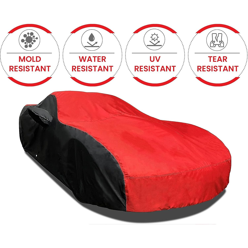 Corvette Ultraguard Plus Car Cover - Indoor/Outdoor Protection : Red/Black - 1984-1996 C4