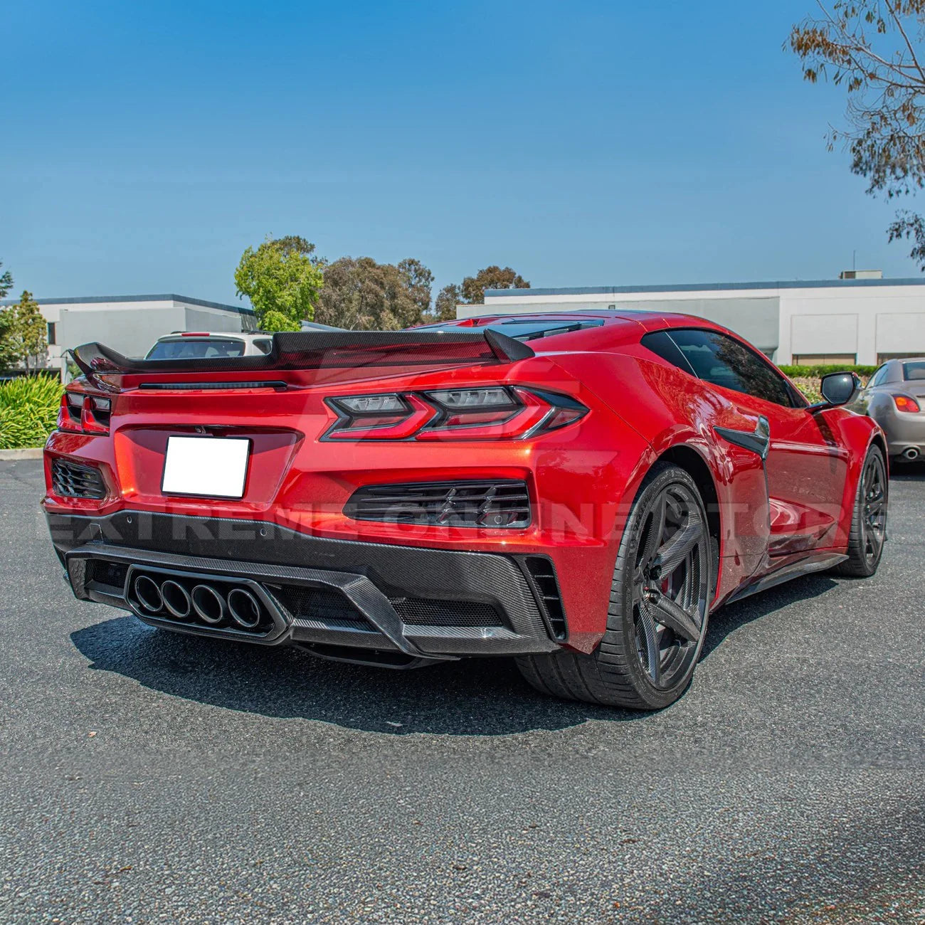 Corvette C8 Z06 Carbon Fiber Rear Side Vent Cover : 2021-2026