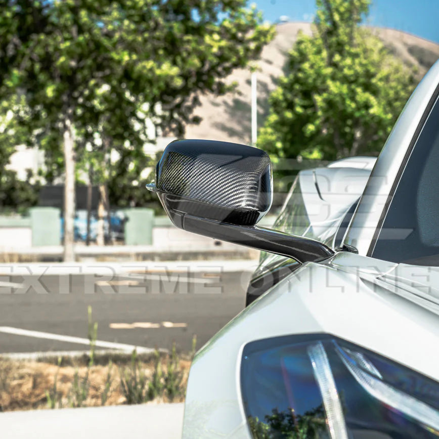 C8 Corvette Upper Mirror Covers : Stingray, Z51, Z06