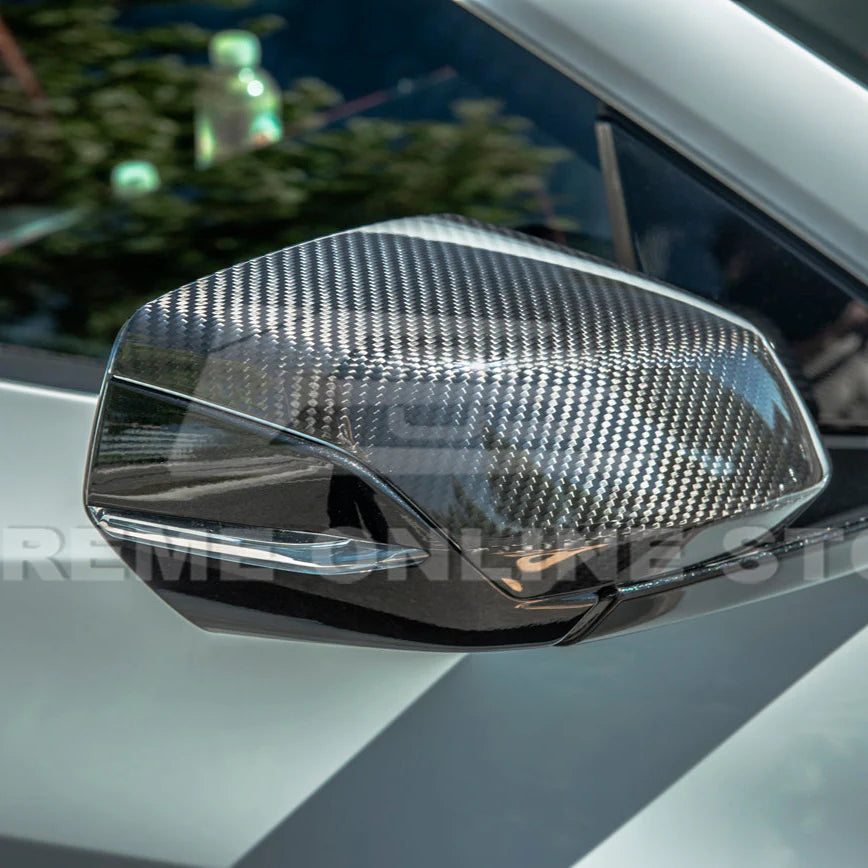 C8 Corvette Upper Mirror Covers : Stingray, Z51, Z06
