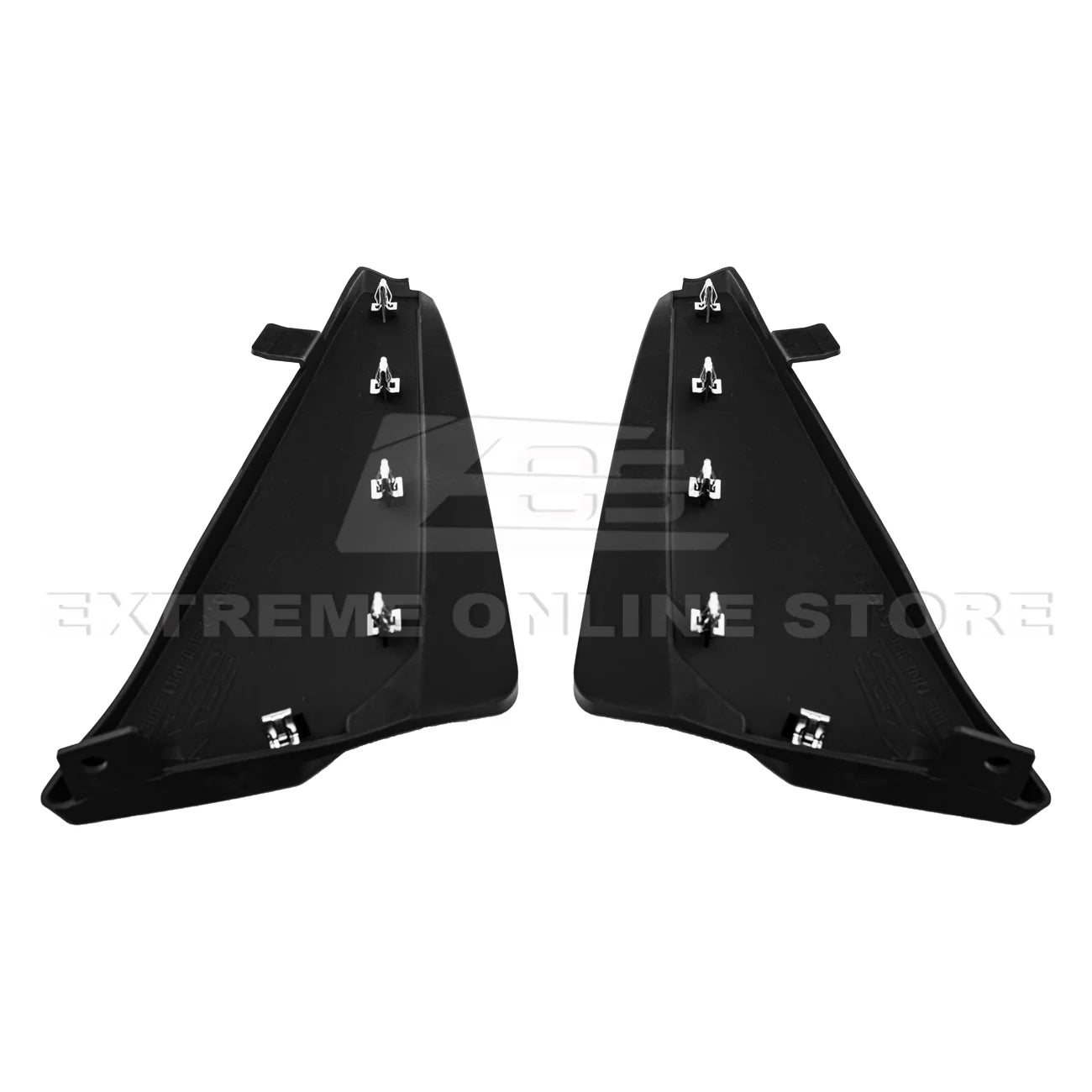 Corvette C8  XL Extended Style ABS Plastic -Front and Rear Wheel Splash Guards:2020-2026