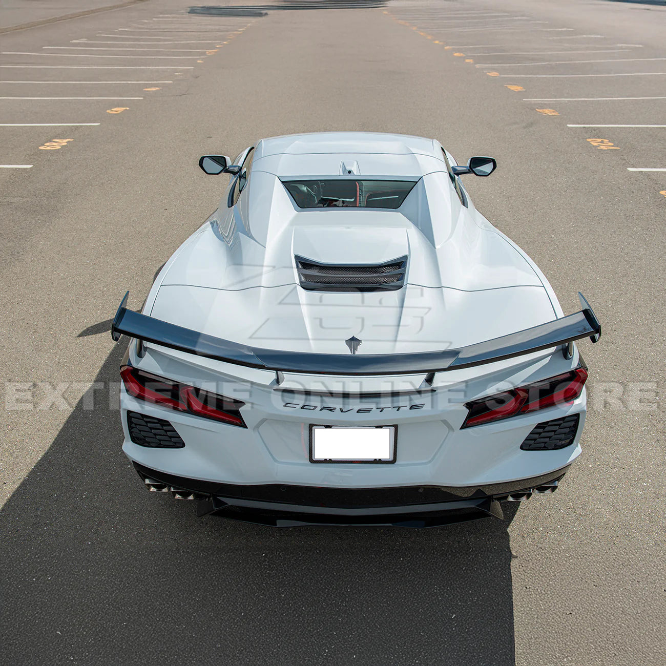 Corvette C8 5VM Rear Trunk Spoiler High Wing : 2020-2025 Stingray