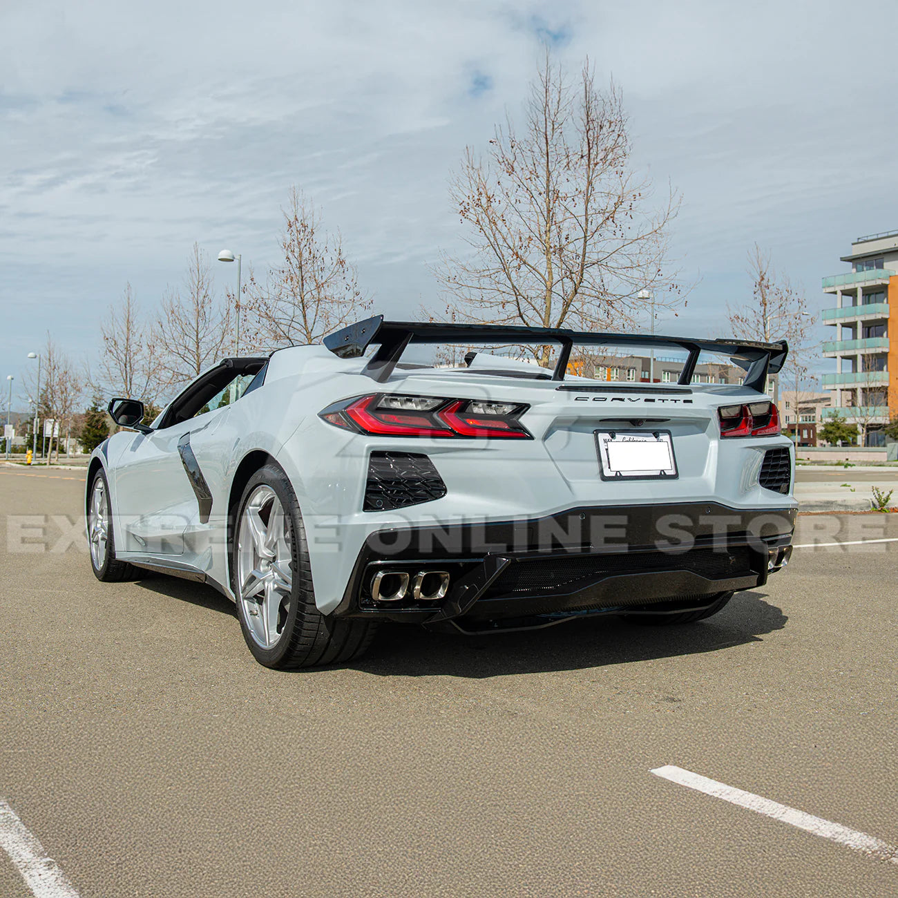 Corvette C8 5VM Rear Trunk Spoiler High Wing : 2020-2025 Stingray
