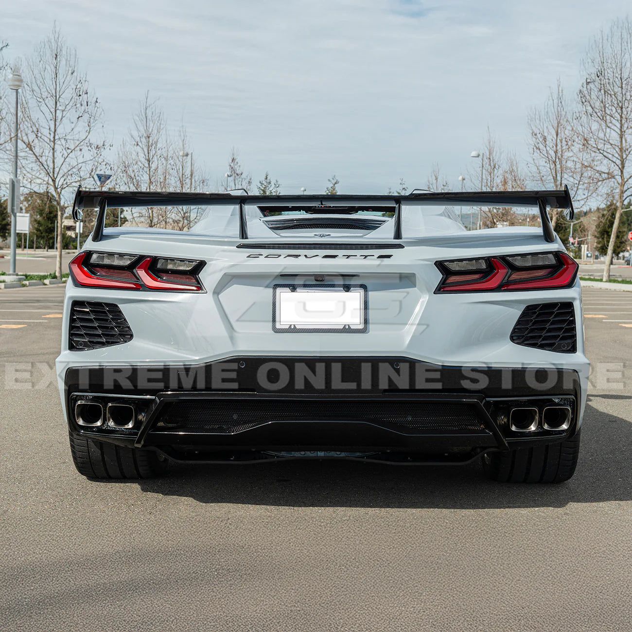 Corvette C8 5VM Rear Trunk Spoiler High Wing : 2020-2025 Stingray
