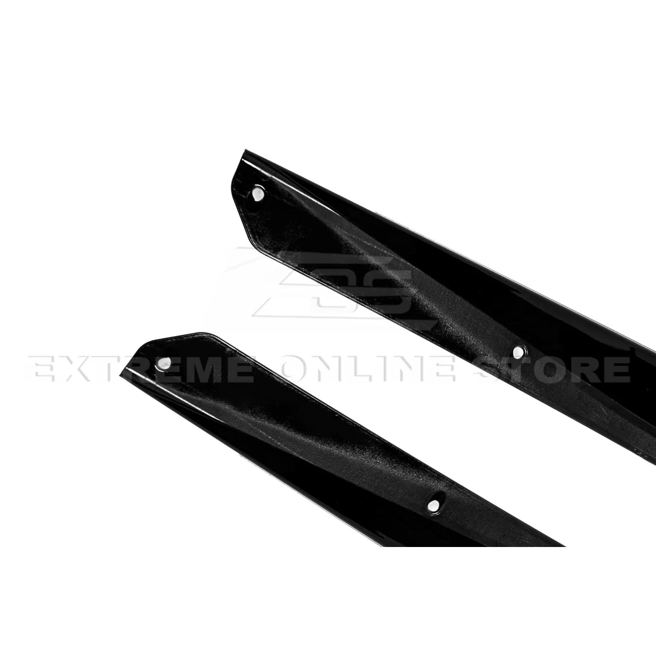 C8 Corvette Z51 Gloss Black Side Skirts : 2020-2025
