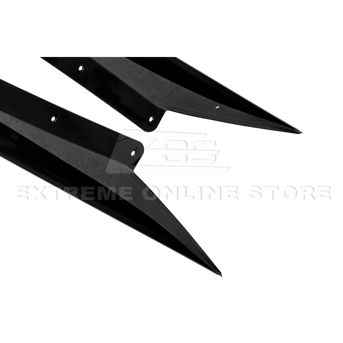 C8 Corvette Z51 Gloss Black Side Skirts : 2020-2025