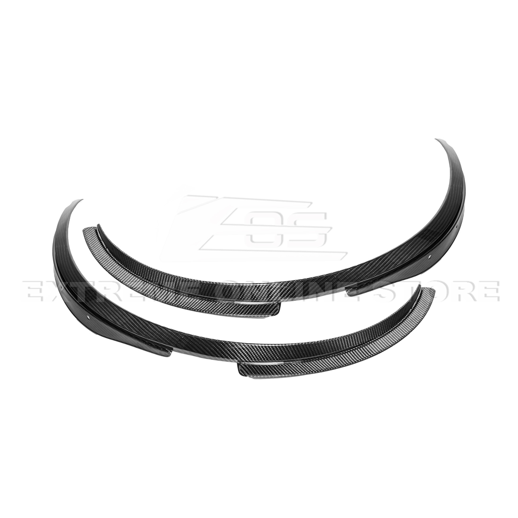C8 Corvette Dry Carbon Fiber Side Wheel Fender Trim : 2020-2026 C8 Singray, Z06, E-Ray