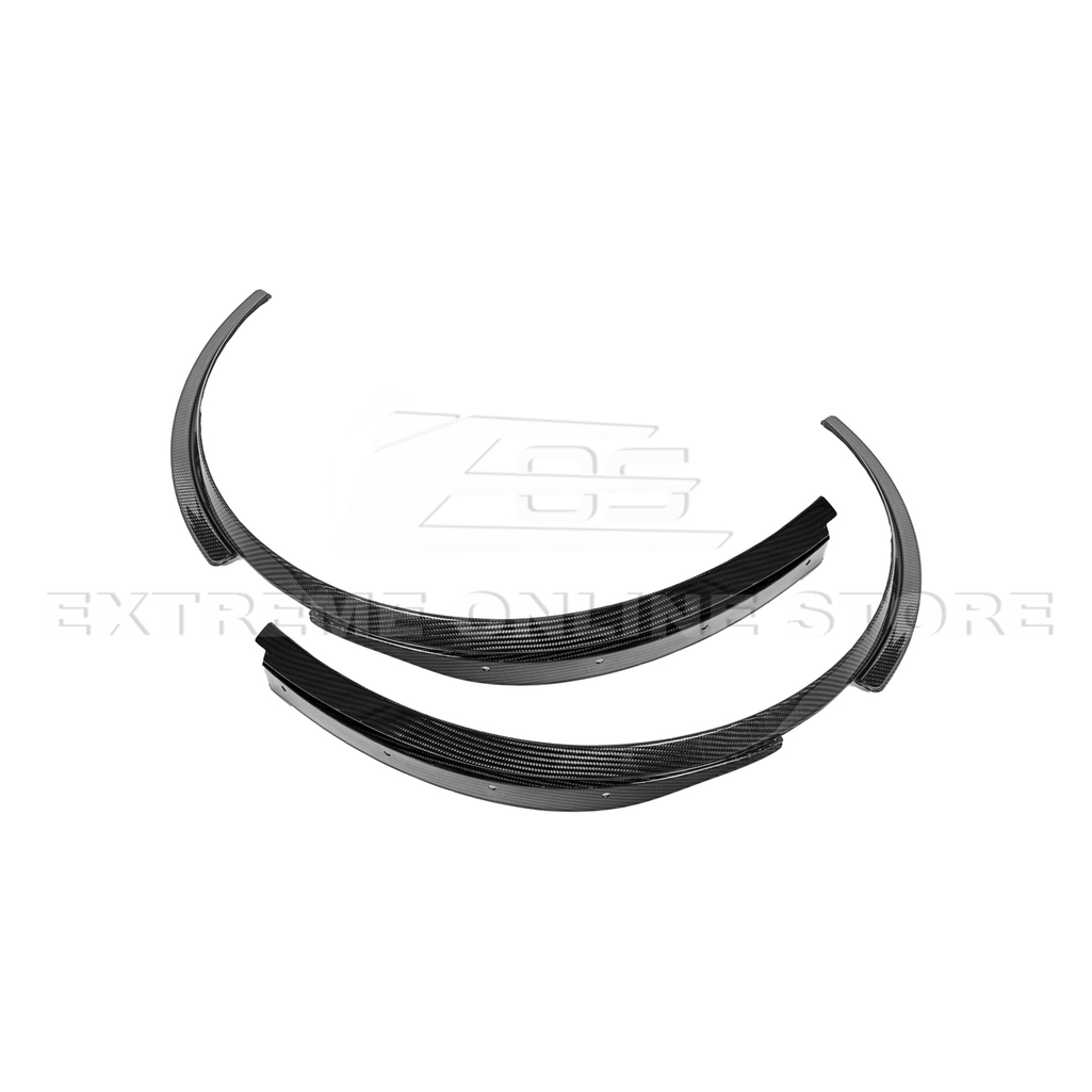C8 Corvette Dry Carbon Fiber Side Wheel Fender Trim : 2020-2026 C8 Singray, Z06, E-Ray