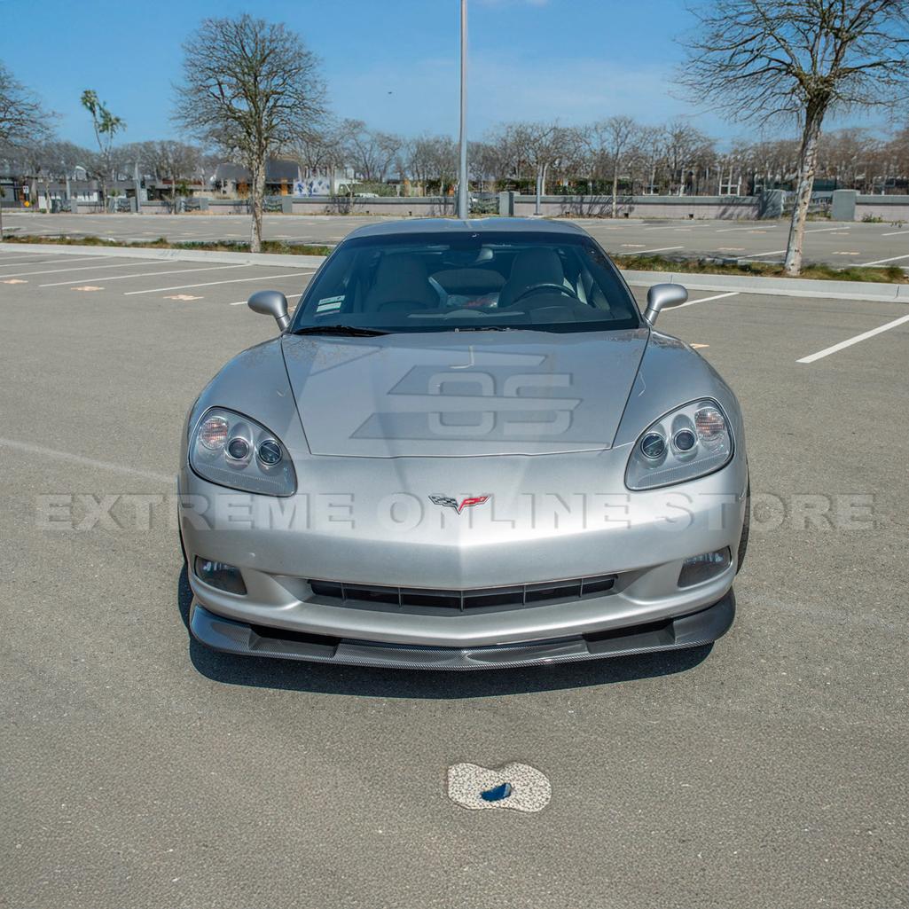 Corvette C6 Base Extended ZR1 Style Front Splitter : 2005-2013 C6 Base