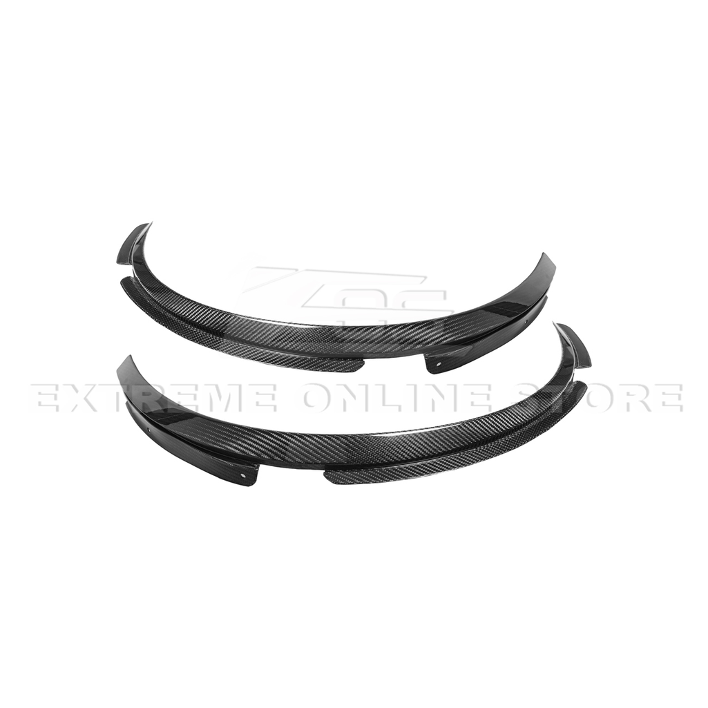 C8 Corvette Dry Carbon Fiber Side Wheel Fender Trim : 2020-2026 C8 Singray, Z06, E-Ray