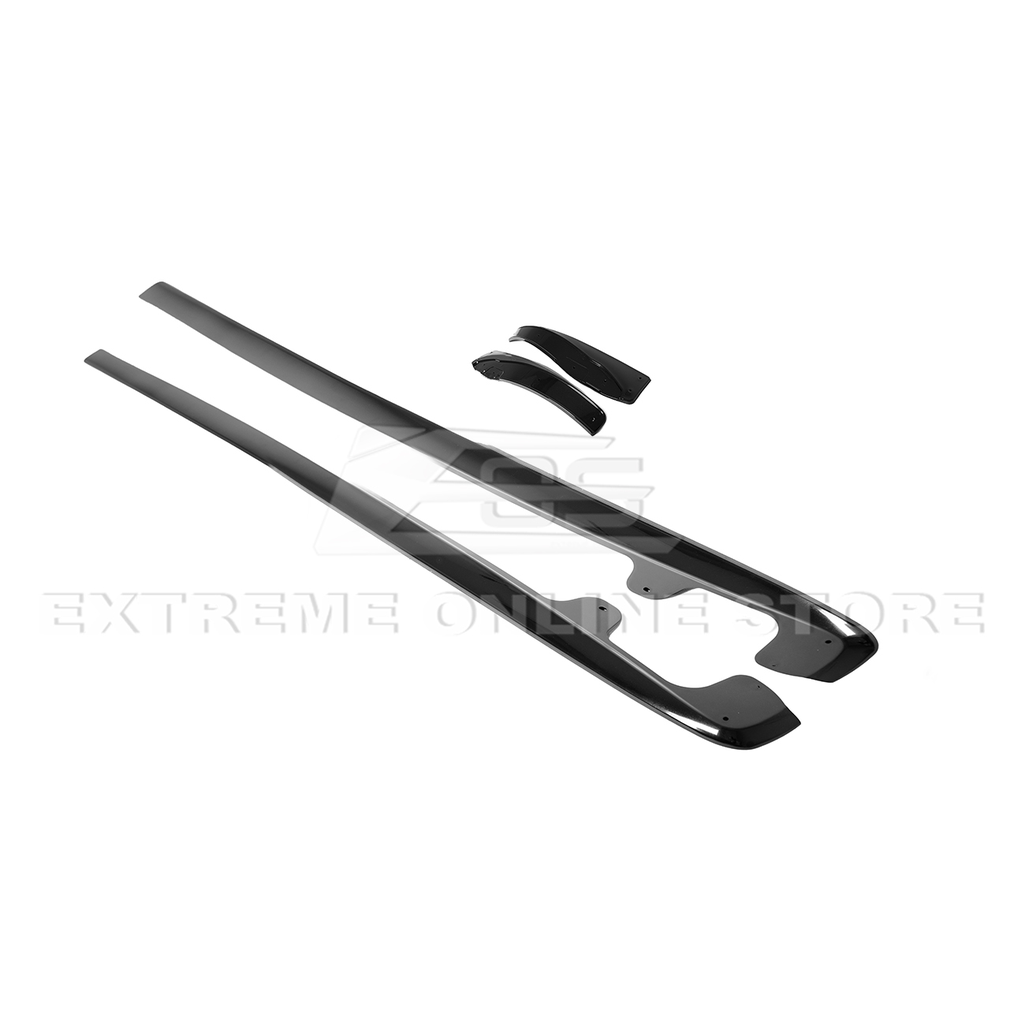 Corvette C6 Grand Sport / Z06 Front Splitter Lip & Side Skirts Rocker Panels : 2006-2013 C6 Z06, Grand Sport, ZR1