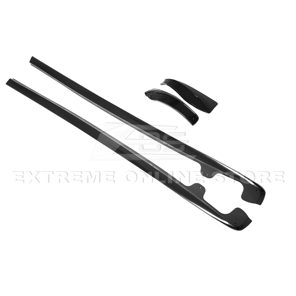 Corvette C6 Grand Sport / Z06 Front Splitter Lip & Side Skirts Rocker Panels : 2006-2013 C6 Z06, Grand Sport, ZR1