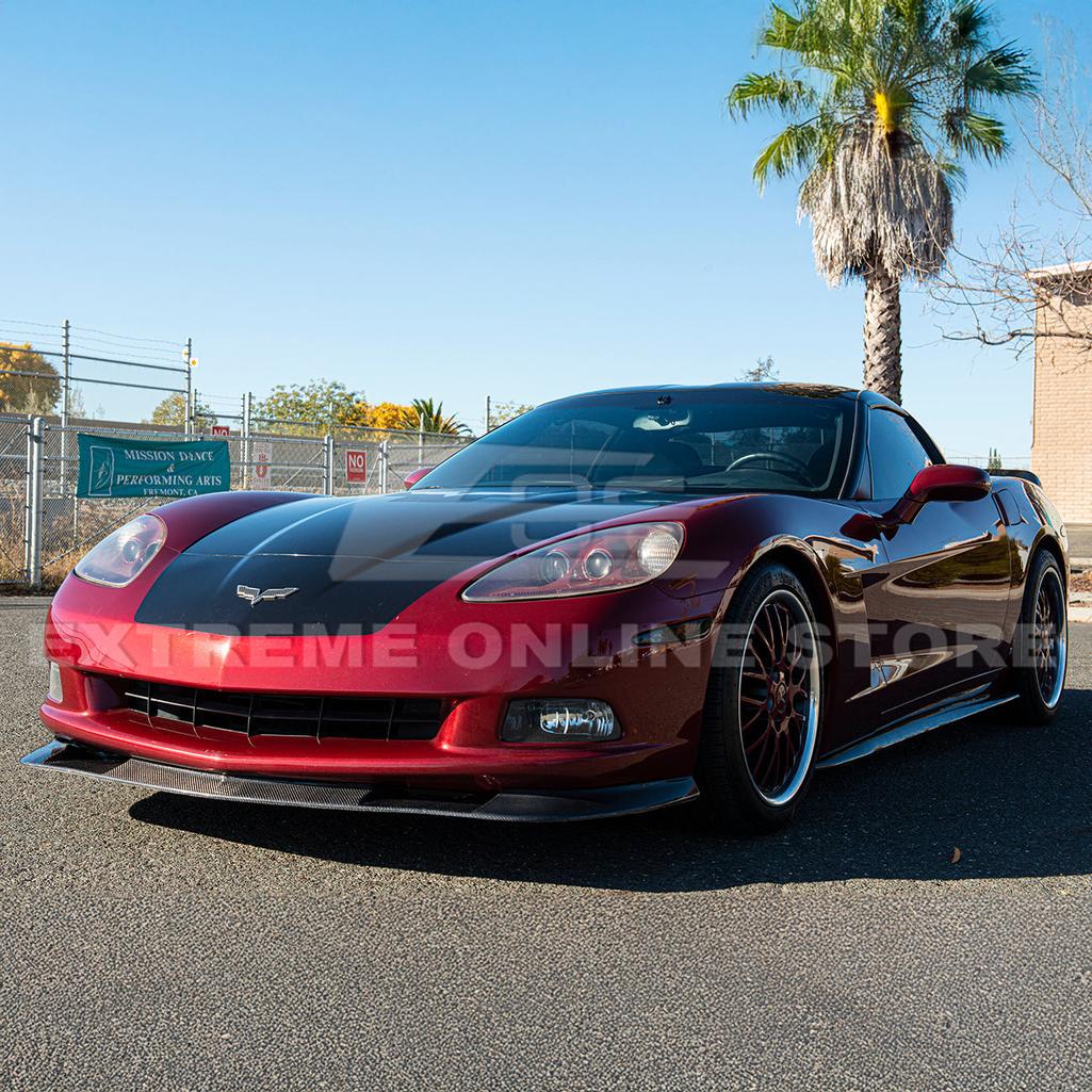 Corvette C6 Base Extended ZR1 Style Front Splitter : 2005-2013 C6 Base