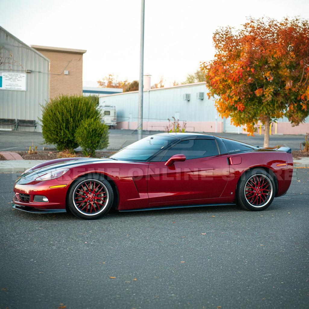 Corvette C6 Base Extended ZR1 Style Front Splitter : 2005-2013 C6 Base