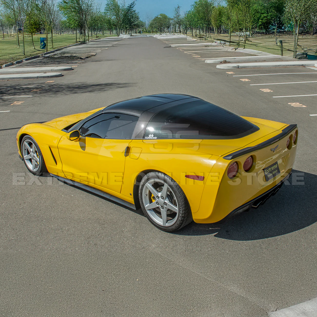Corvette Body Kit : Front Splitter/Skide Skirts/Spoiler - Unpainted : 2005-2013 C6 Base