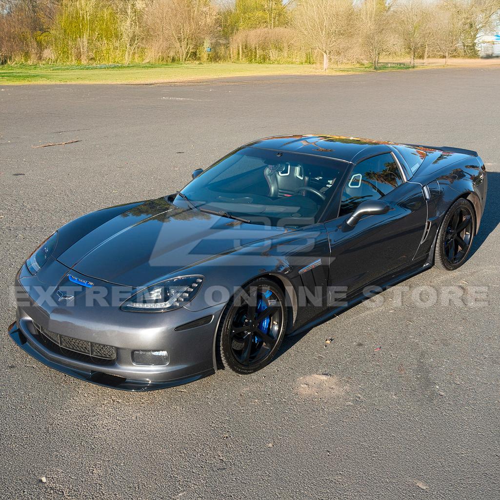 C6 Corvette Side Skirts Rocker Panels : 2006-2013 Grand Sport / Z06 / ZR1