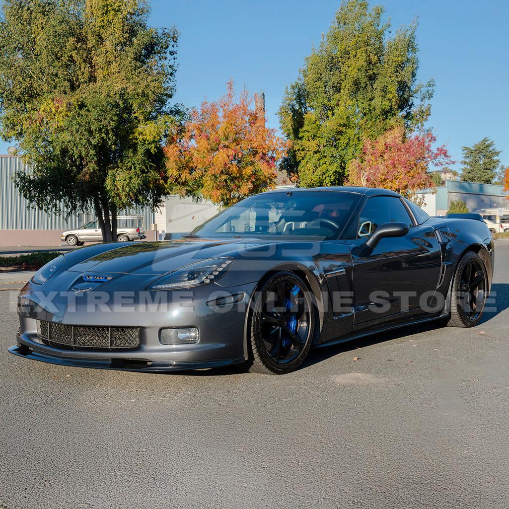 C6 Corvette Side Skirts Rocker Panels : 2006-2013 Grand Sport / Z06 / ZR1