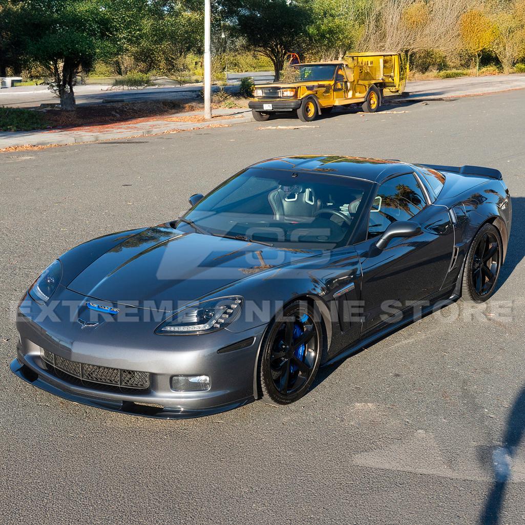 C6 Corvette Side Skirts Rocker Panels : 2006-2013 Grand Sport / Z06 / ZR1